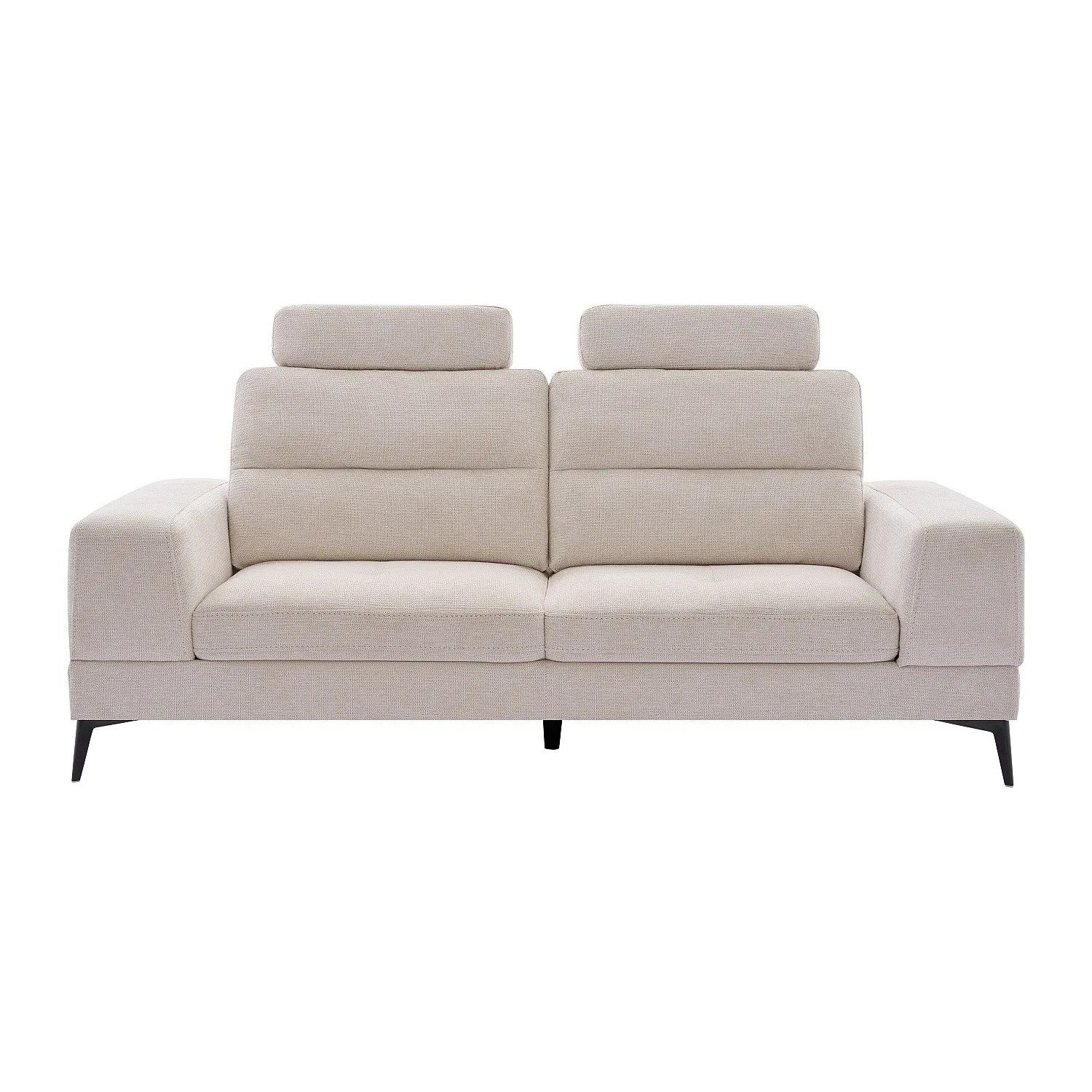 Vente-unique Sofa Ohne Schlafmöglichkeit Udalio Beige 215 cm