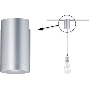 URail Universal Pendel Adapter in Chrom matt für Schienensysteme.