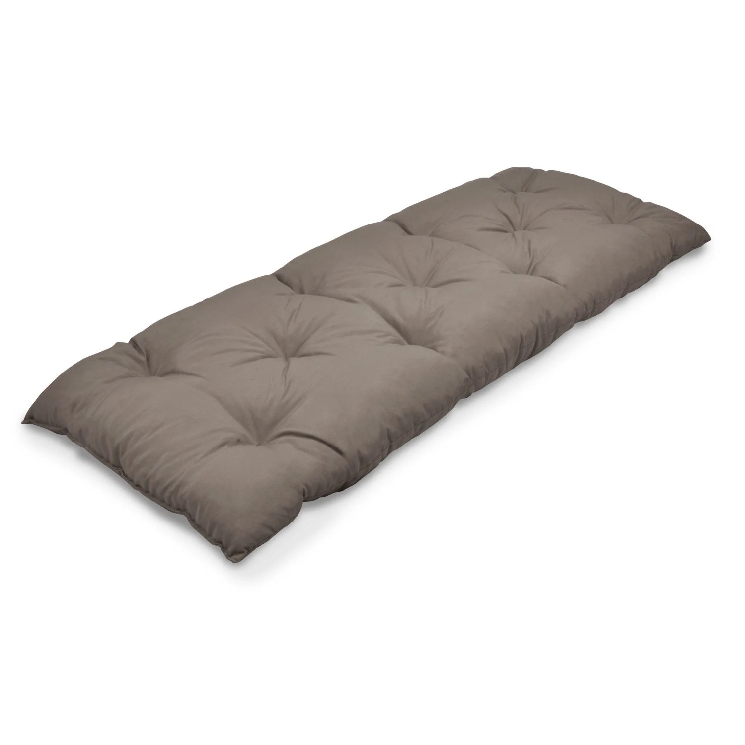 Beautissu Bankauflage Flair BK ca.180x50x10cm Taupe