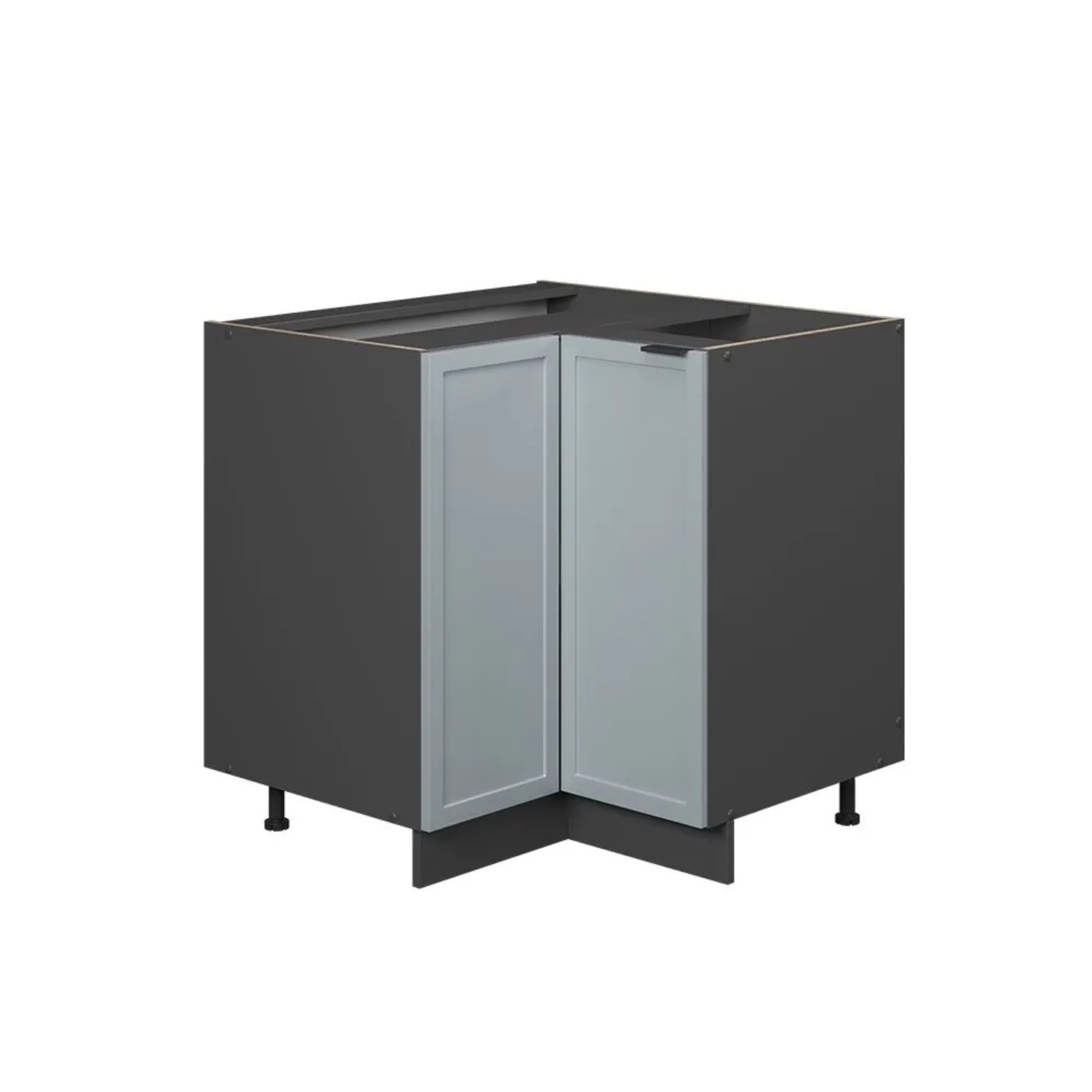 Vicco Eckunterschrank Fame-Line HellBlau-Grau 81 x 82 ohne Arbeitsplatte Art Nr 50674