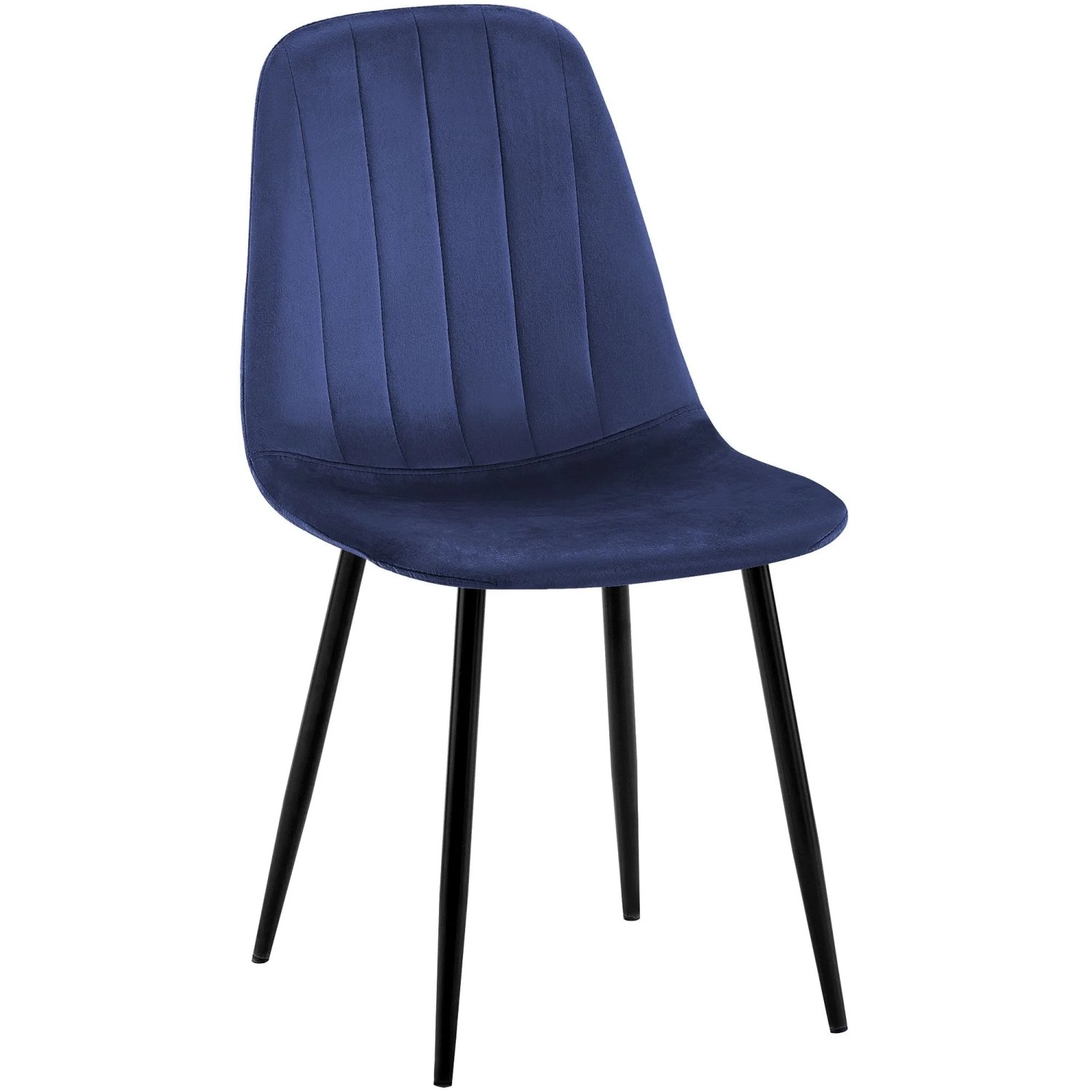 CLP Esszimmerstuhl Baxter Samt Blau