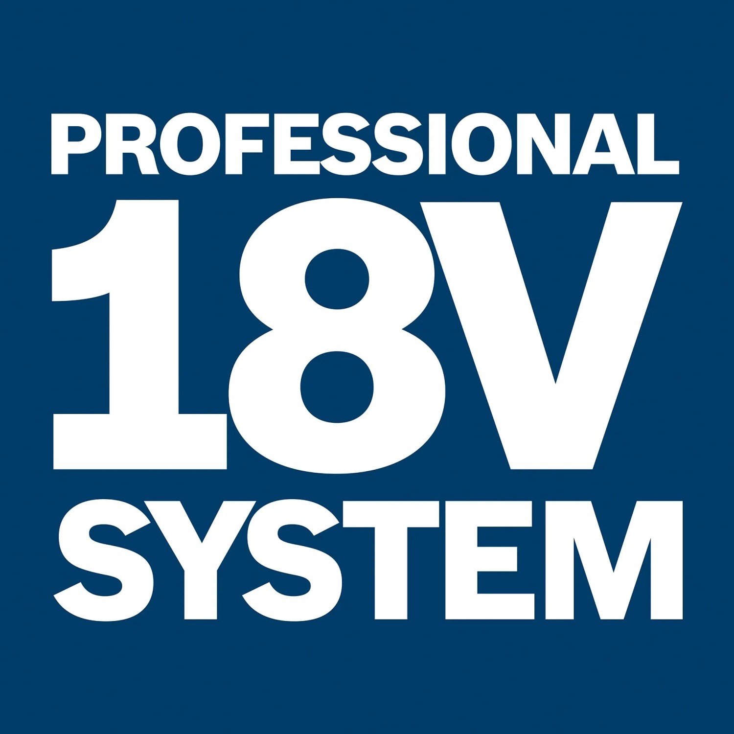 Bosch Professional 18V System Logo für Akku-Werkzeuge.