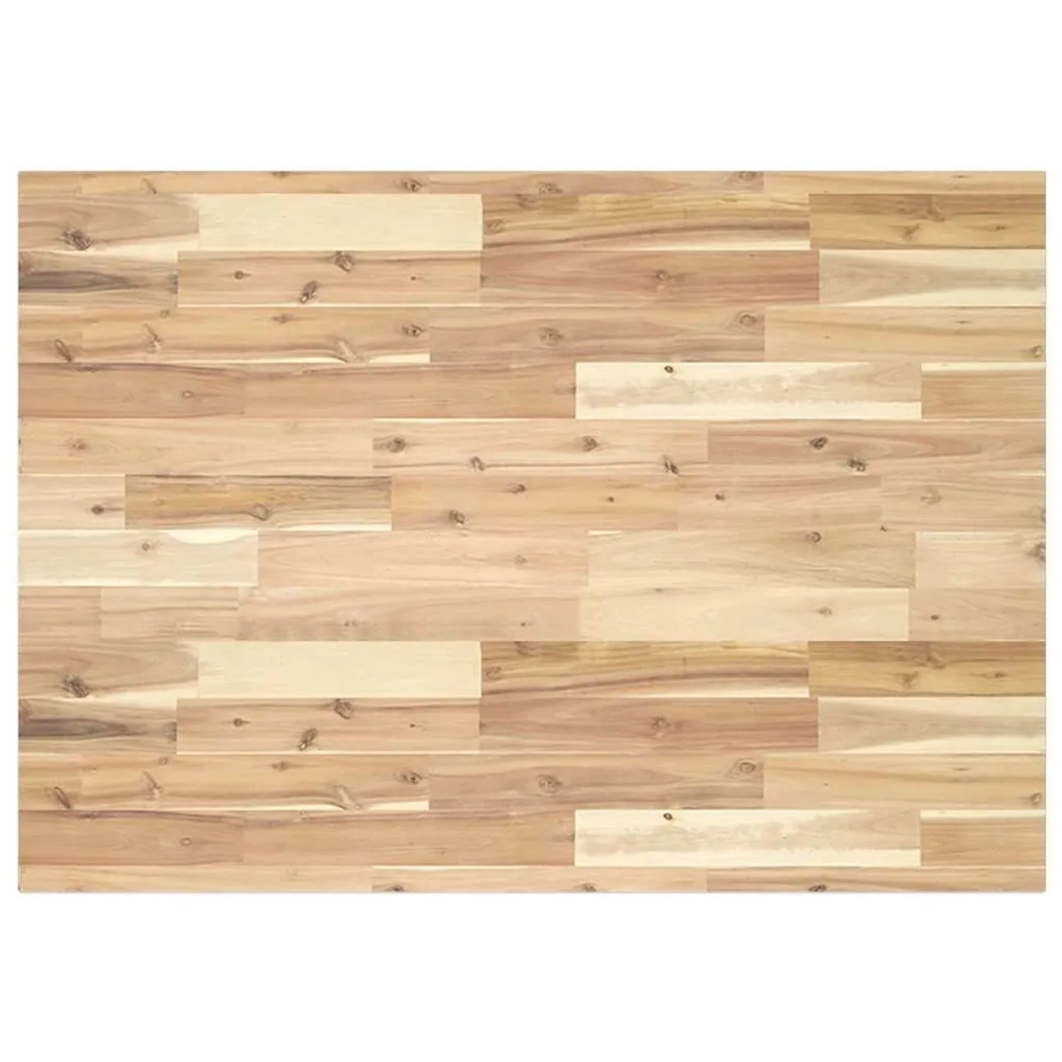 vidaXL Schreibtischplatte Unbehandelt 120x70x2 cm Massivholz Akazie 3279731