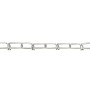 Chromfarbene Conacord Knotenkette aus Stahl, 2,2 mm Durchmesser, als Meterware.