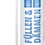 Soudal PU-Schaum Füllen & Dämmen, 500ml Dose mit Aufsatzrohr, zur Isolierung und zum Ausschäumen.