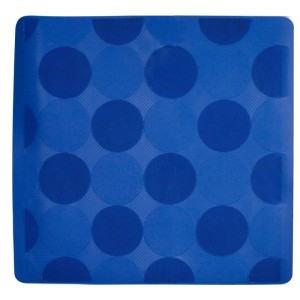 Blaue Euroshowers Duscheinlage 50x50 cm mit Punktmuster für mehr Sicherheit in der Dusche.