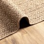 vidaXL Teppich ZIZUR Beige 120x120 cm Jute-Optik Indoor und Outdoor 4010393_7