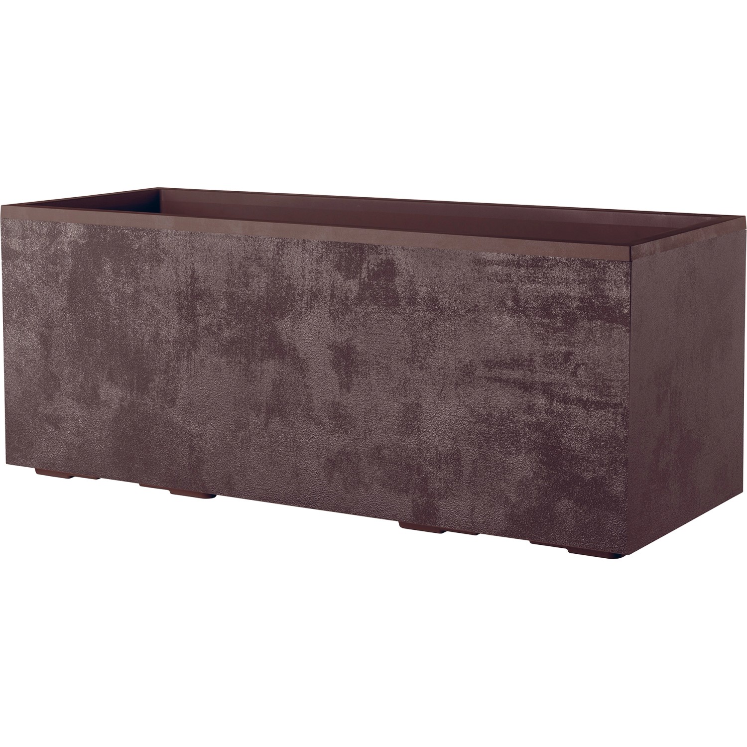 Deroma Pflanzkasten Millennium 39 cm x 99,3 cm x 37,6 cm Brownstone günstig online kaufen