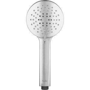 Verchromte baliv Handbrause DBS-70.40 aus dem Brauseset, mit Antikalk-Noppen und 3 Strahlarten.