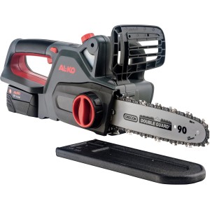 Al-Ko Akku-Kettensäge CS 1825 mit Akku, Oregon Schwert und Kettenschnellstopp für sicheres Sägen.
