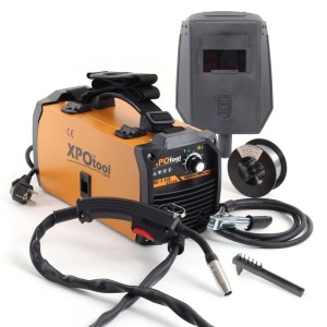 Xpotool Mig100 Inverter Fülldraht Schweißgerät Ohne Gas Igbt Inkl. Zubehör Spule