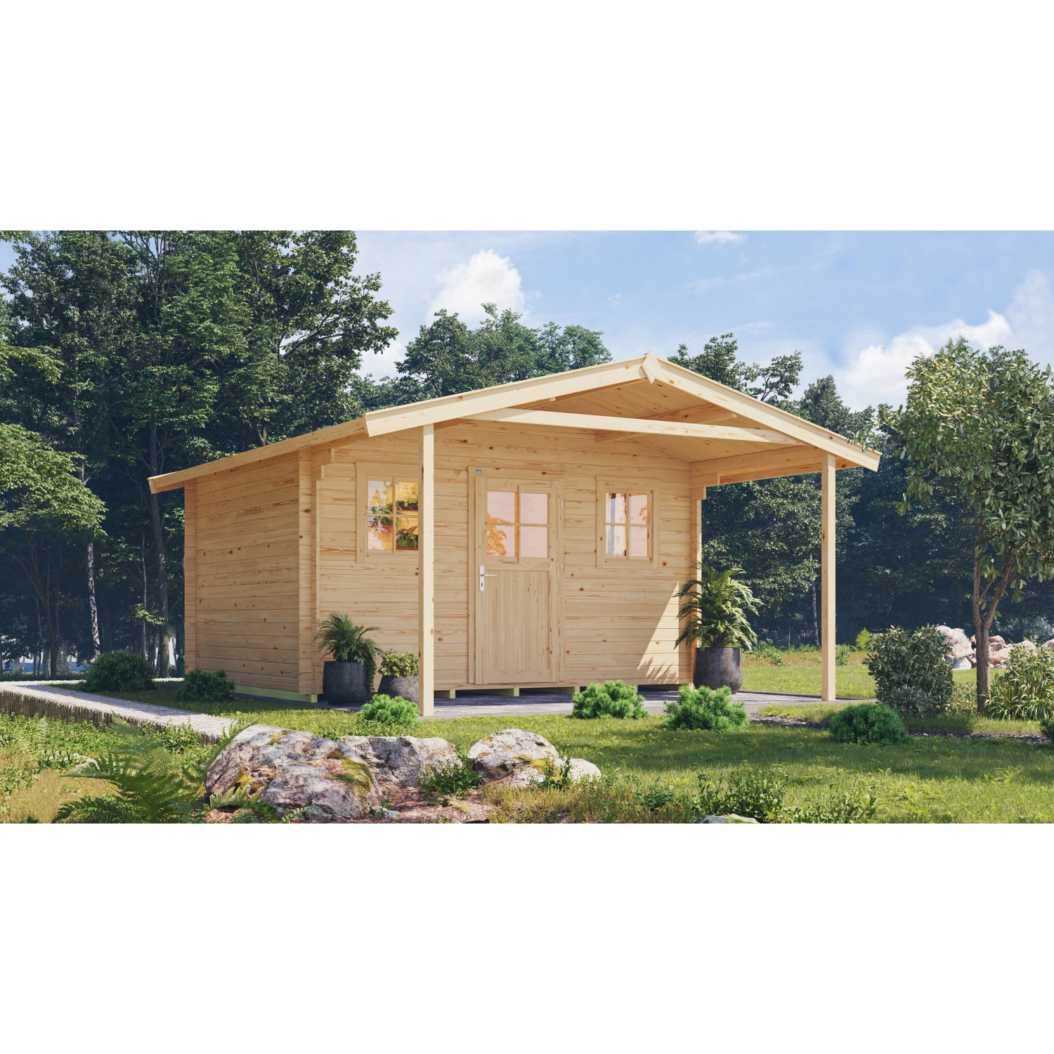 weka Gartenhaus "110 A Gr.2, 28 mm, natur" günstig online kaufen