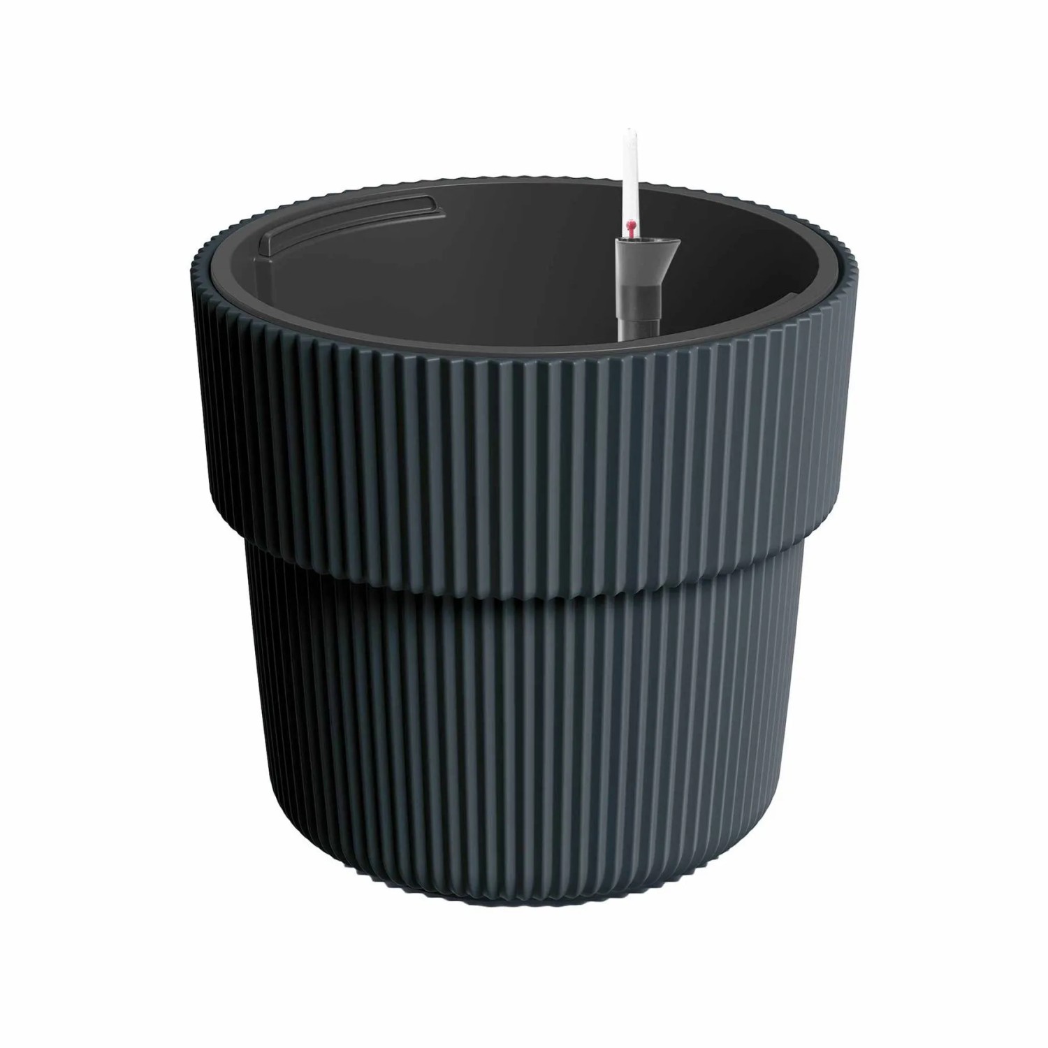VidaAtHome.de Design-Pflanzgefäß VYLU ø 30cm mit Bewässerungseinsatz Anthrazit