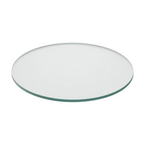 Relaxdays Glasplatte ESG Transparent Hitzebeständig 30 cm 1,4 kg