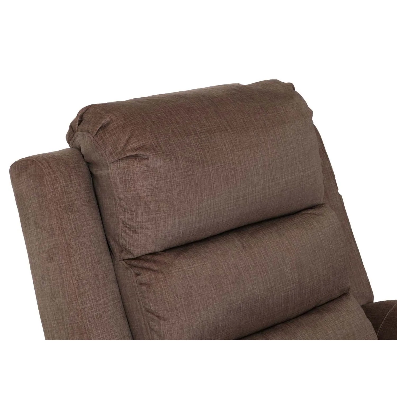 Berlinlodge Massage-Fernsehsessel HxBxT 138x86x168 cm Sitzhöhe 49 cm Liegefunktion Aufstehhilfe Heizfunktion Stoff  Chenille Braun Massagesessel_7