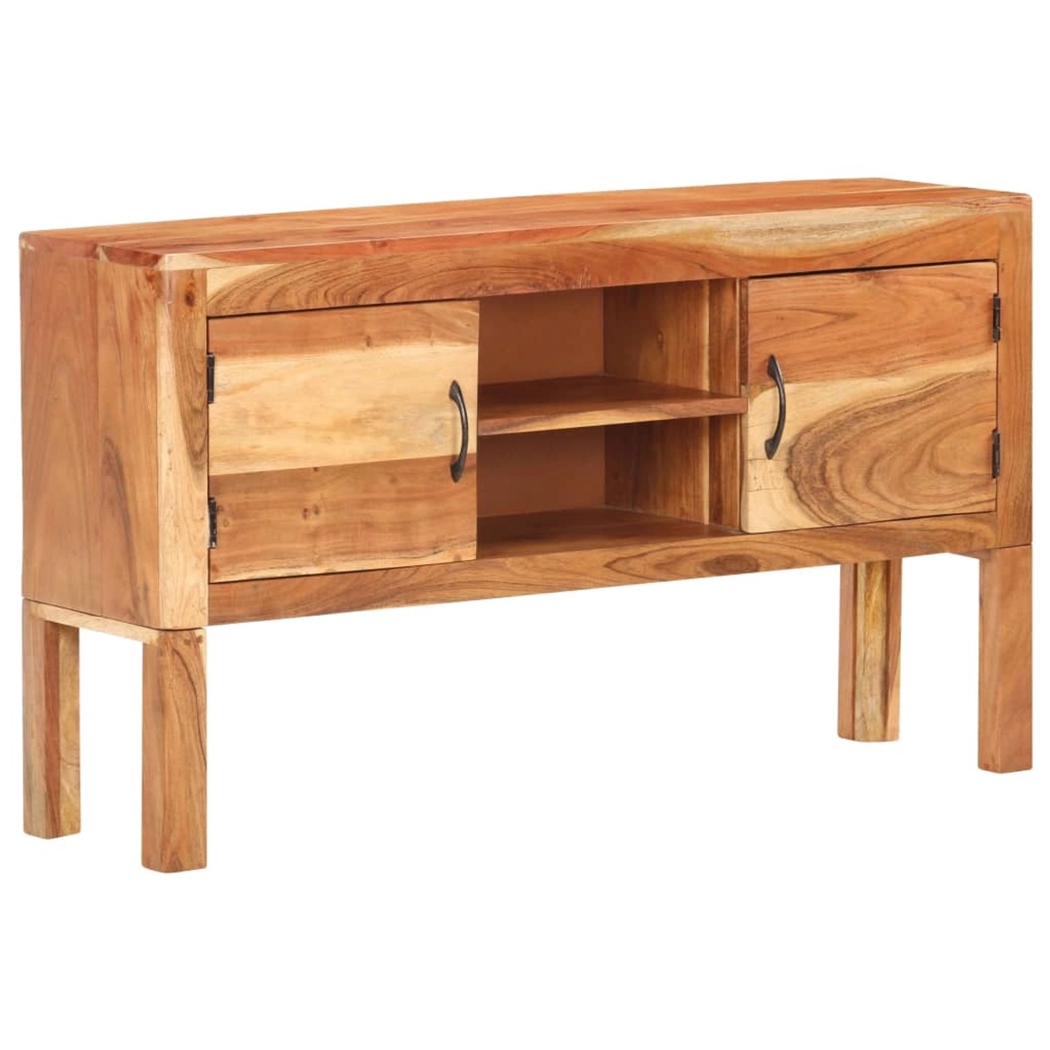 vidaXL Sideboard 116x30x66 cm Akazie Massivholz 320476