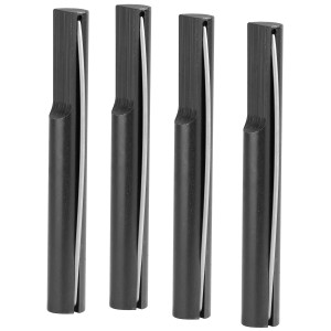Sjöbergs Bankhaken Stahl Set, 4 Stück für Hobelbank Elite, 25,4 mm Durchmesser.