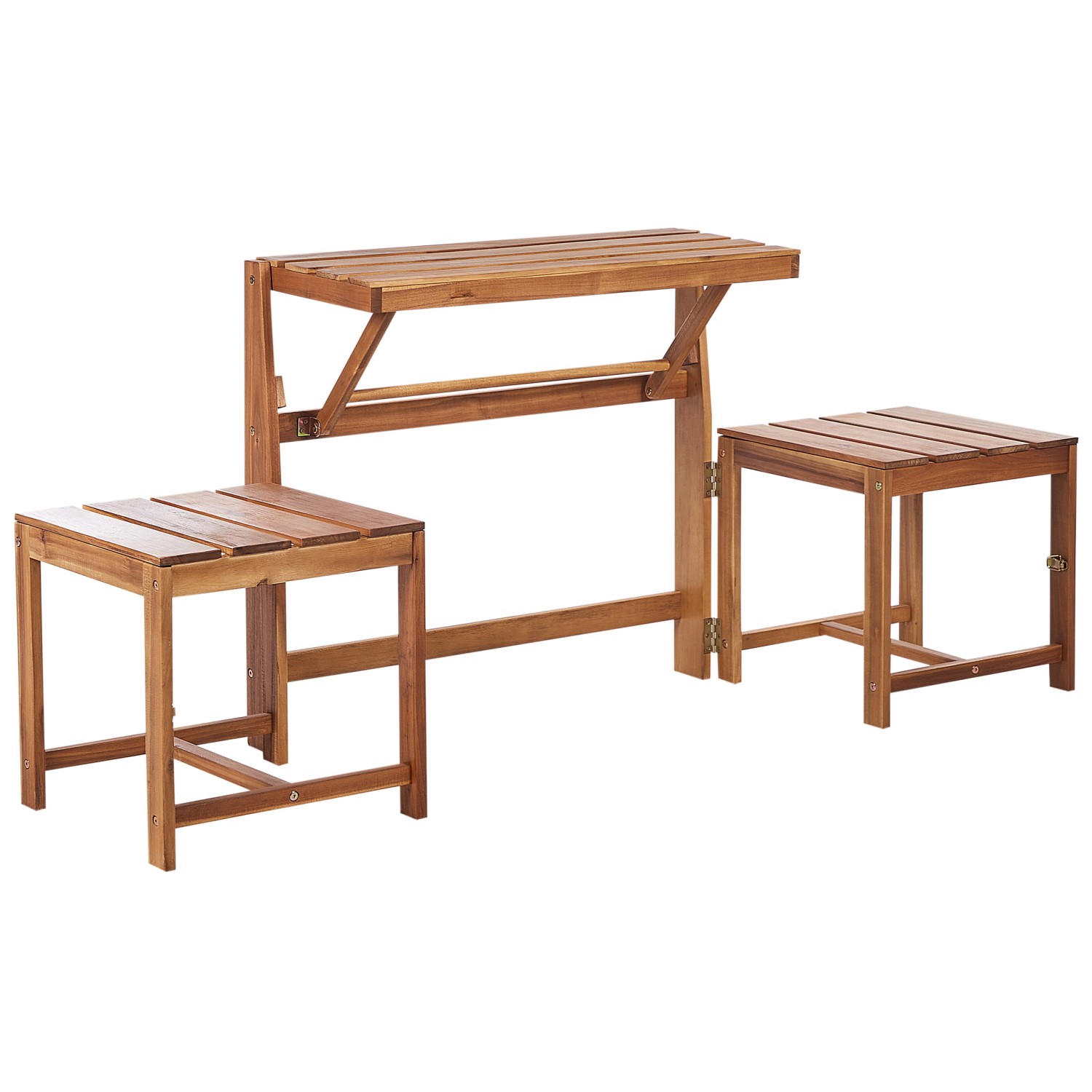 Beliani Gartenbank Heller Holzfarbton günstig online kaufen