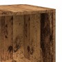 vidaXL Eckregal Altholz-Optik 33x33x67 cm Holzwerkstoff 856718_7