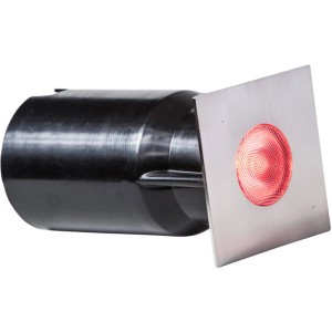 Heissner SMART LIGHT Decklight L464, 3W RGB, quadratisch, Edelstahl für Teichdeko.