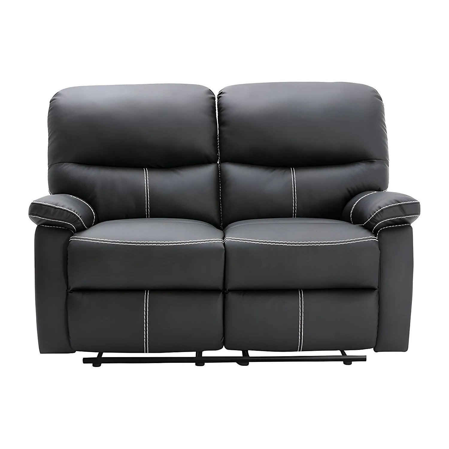 Vente-unique Relaxsofa Canby Schwarz 133 cm