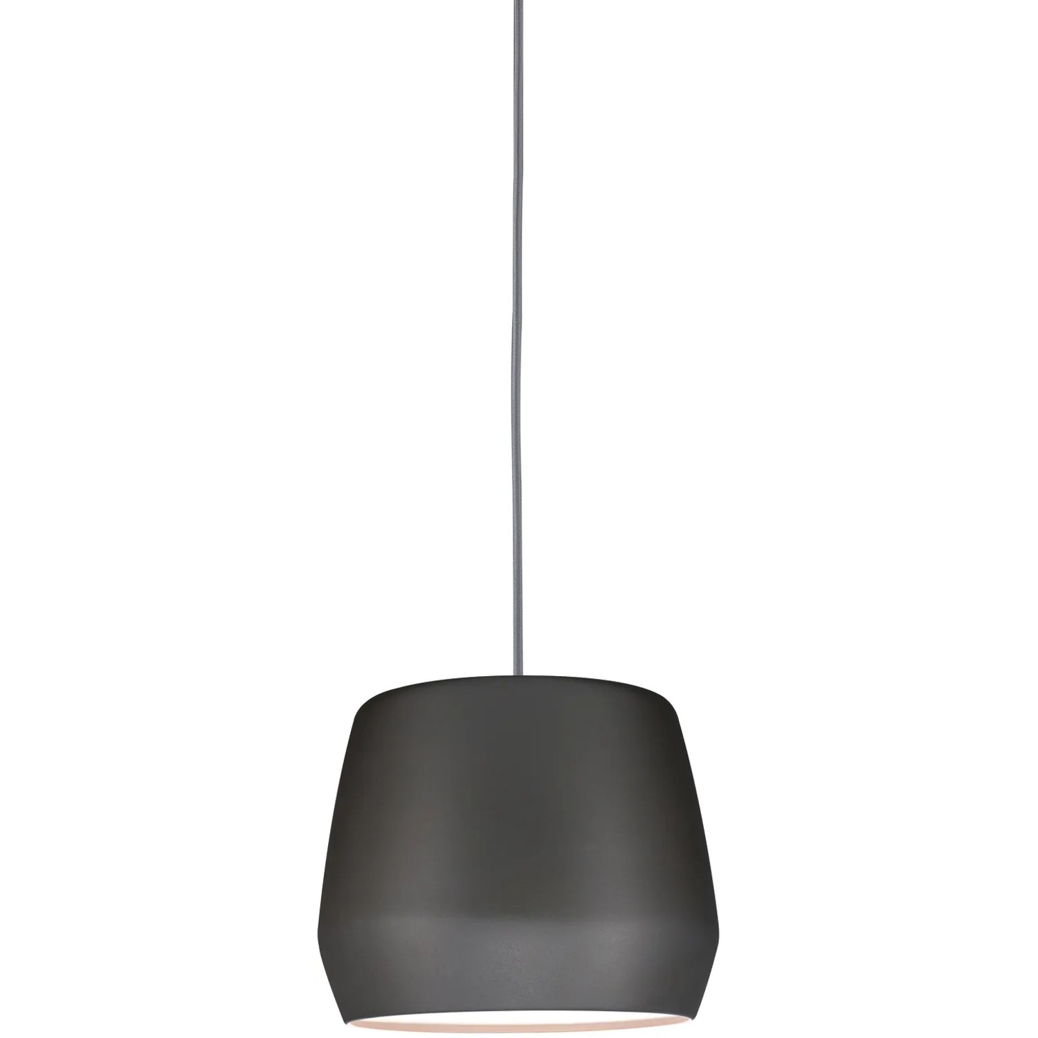 Paulmann URail 2Easy Pirm Lampenschirm, grau, Ø 28cm, für Schienensysteme.