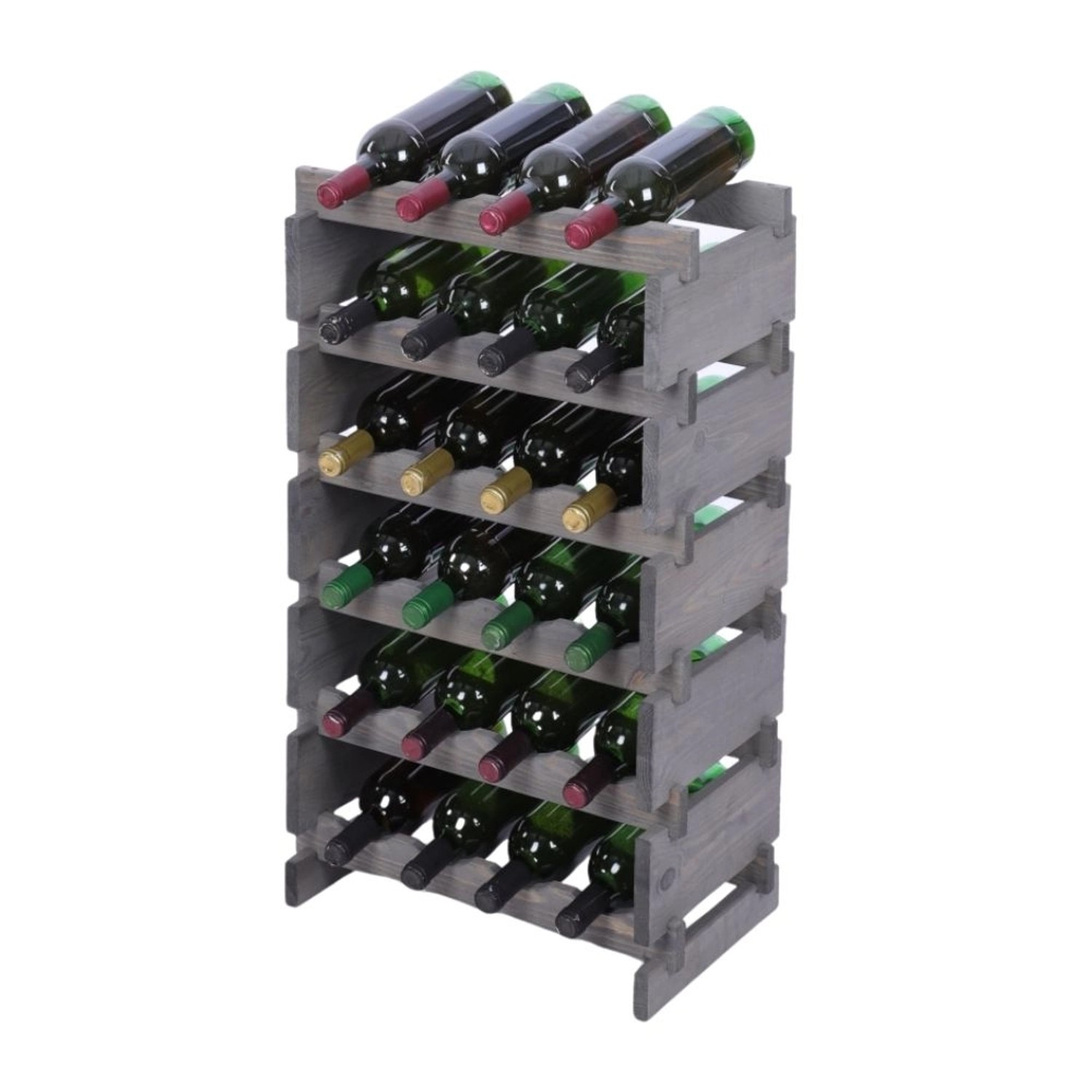 PROREGAL Weinregal VINOTECA FLEX PRO HxBxT 79x46x28cm 24 Flaschen Auf 6 Ebe günstig online kaufen
