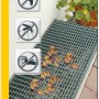 Schellenberg Lichtschachtabdeckung Fiberglas, 50x125cm Rolle, Insektenschutz für Lichtschächte.