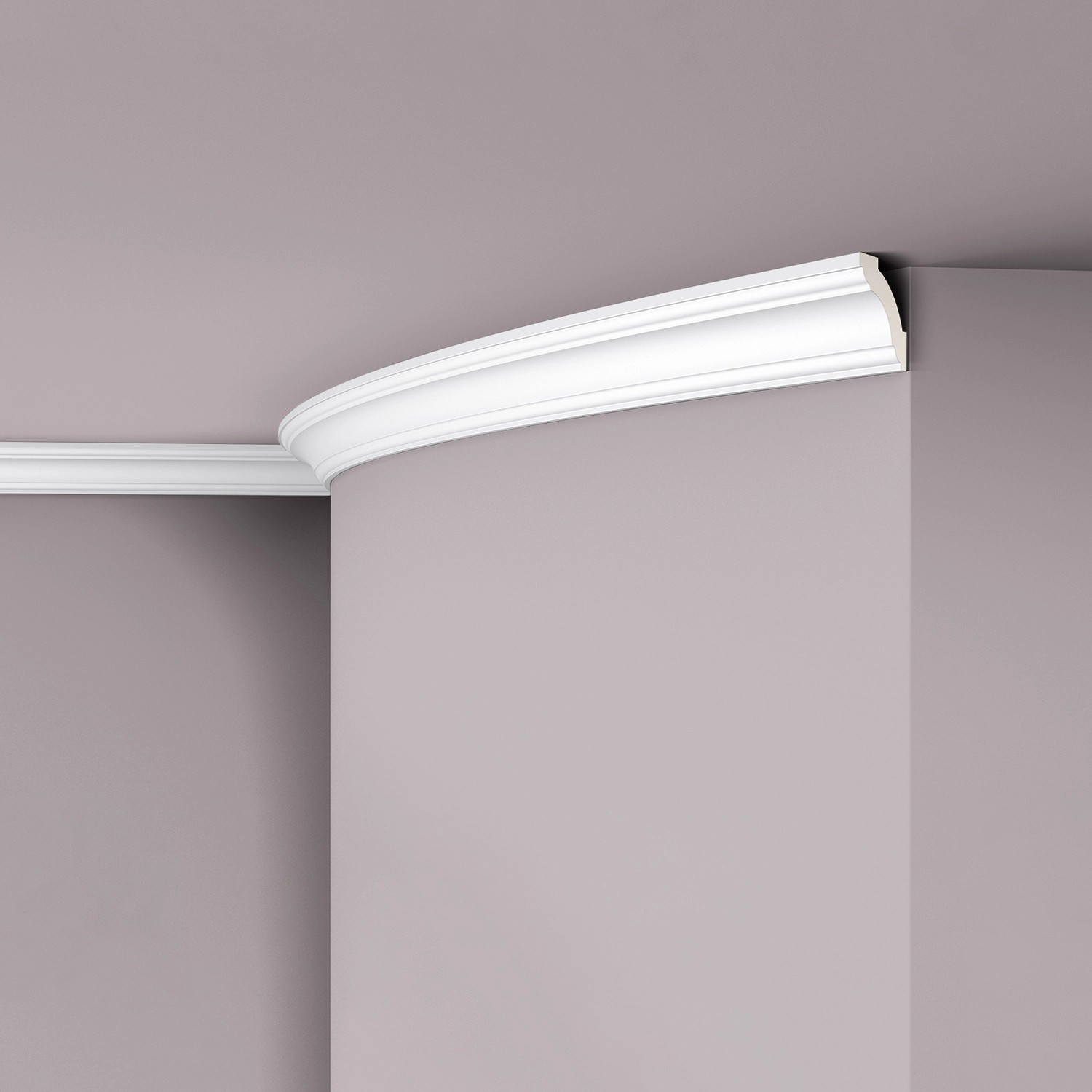 NOEL & MARQUET NMC Z1240 Flex ARSTYL Flexible Eckleiste Zierleiste Stuckleiste 2 m 200 cm x 4,2 cm x 4,2 cm Weiß