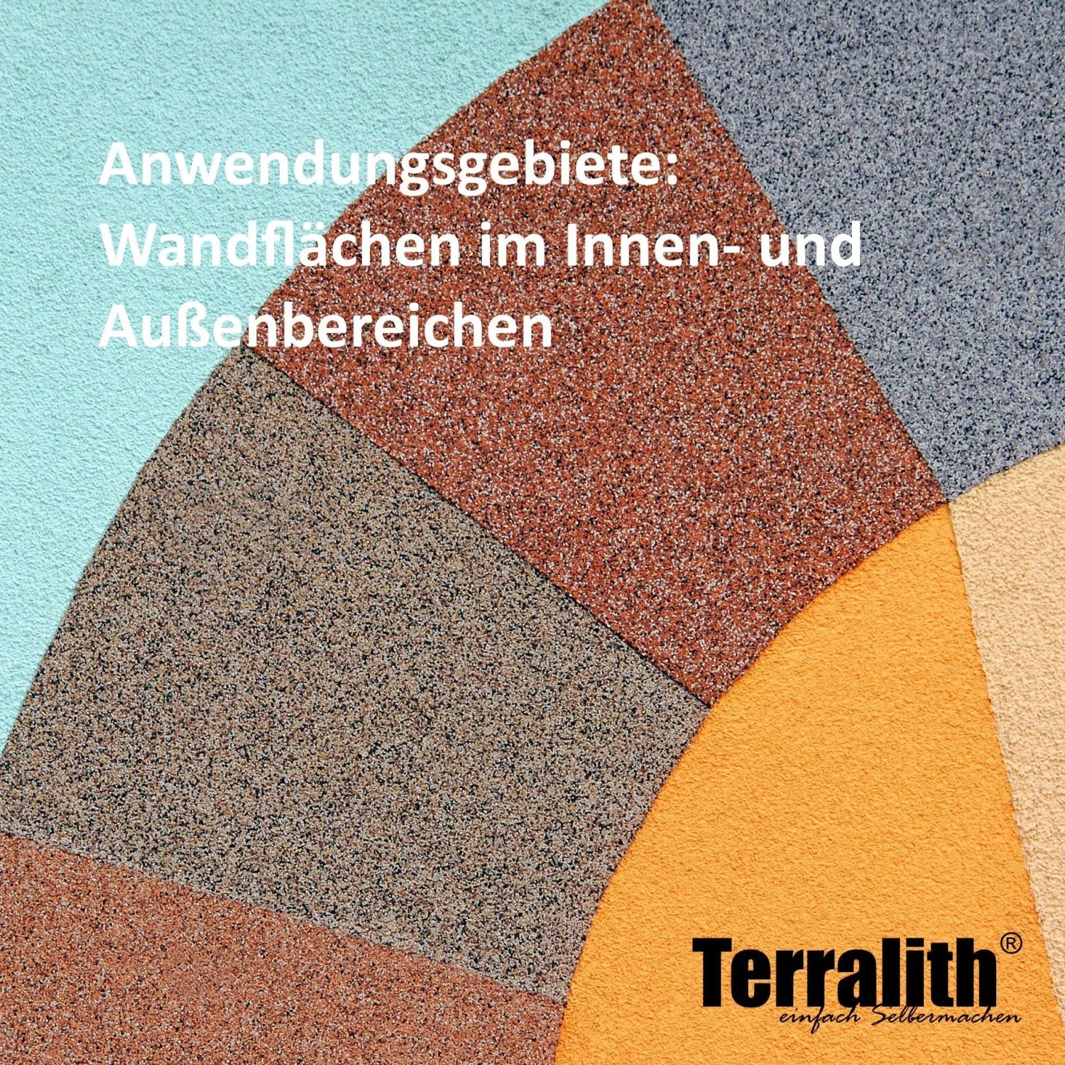 Terralith Buntsteinputz Mosaikputz 2mm 14 kg BSP128 Gold Schwarz_6