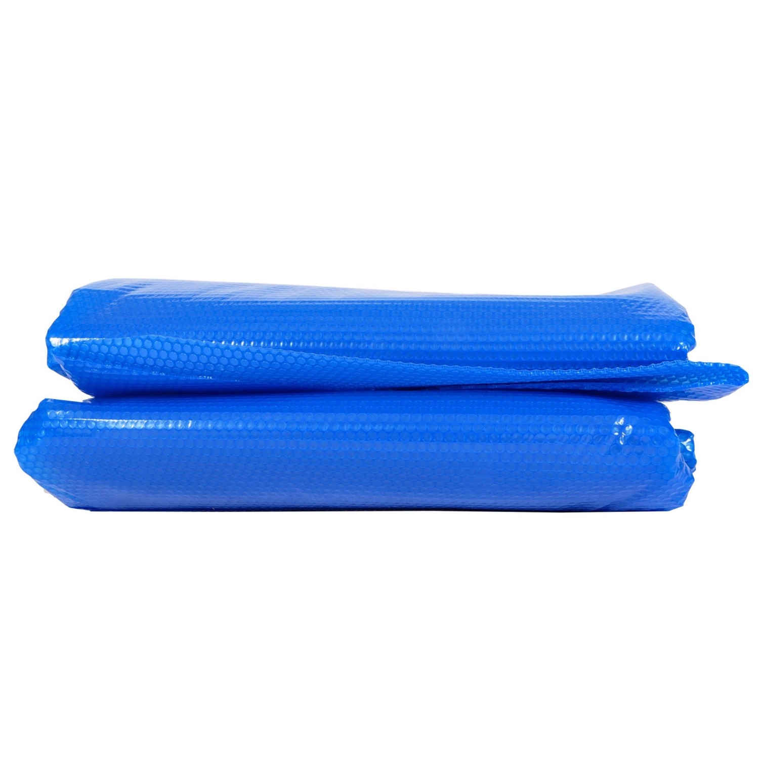 Blaue MCW Pool Abdeckung, 400µm, rund, 3,66m, aus PE-Folie, zum Schutz vor Verschmutzungen.
