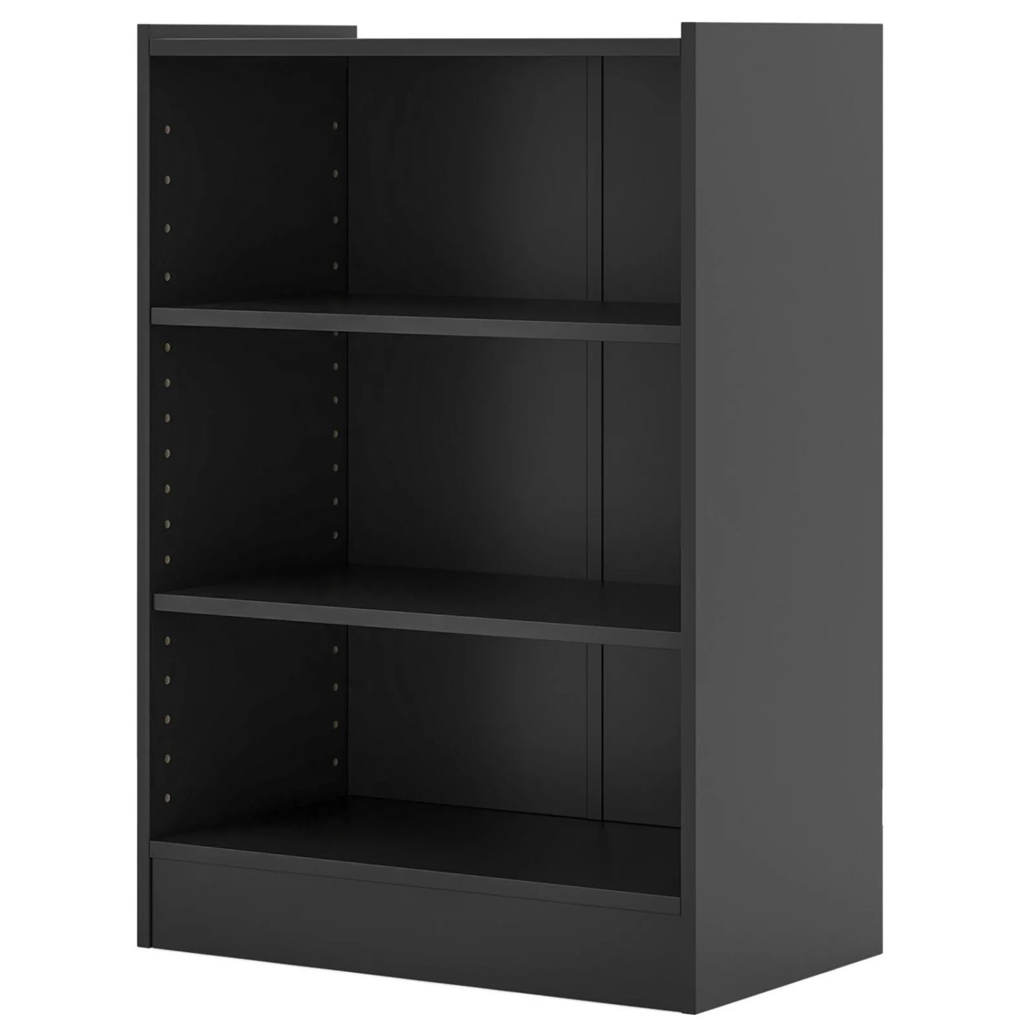 Costway Bücherregal 3 Fächer Schwarz 30 x 50 x 75 cm