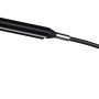 Moderne LED Stehleuchte Reed, schwarz matt, dimmbar. Design-Lampe für Wohnräume.