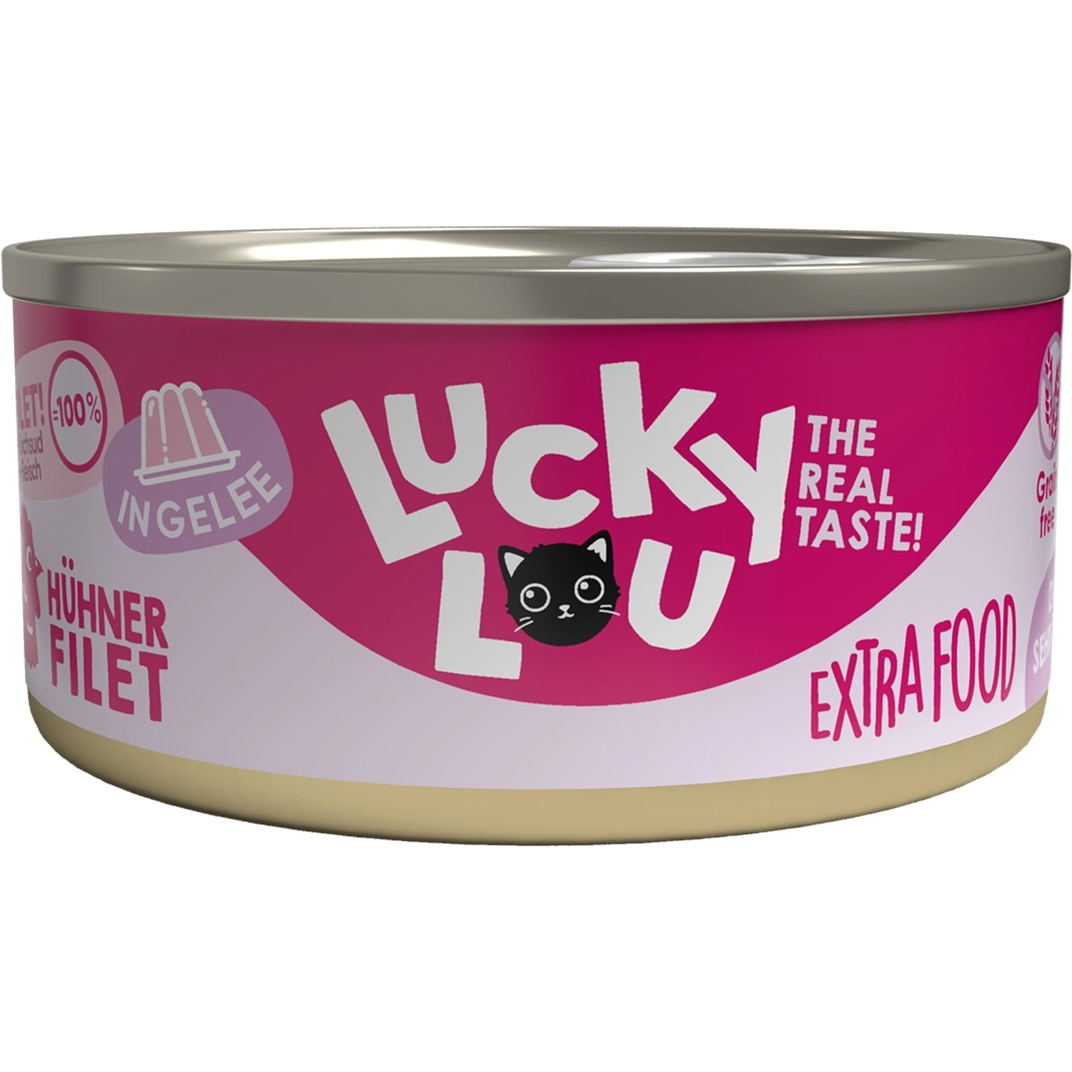 Lucky Lou Katzen-Nassfutter Extra Food Hühnerfilet in Jelly 70 g