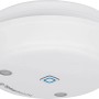 Weiße Homematic IP Alarmsirene für Innenräume, Teil der Hausautomation.