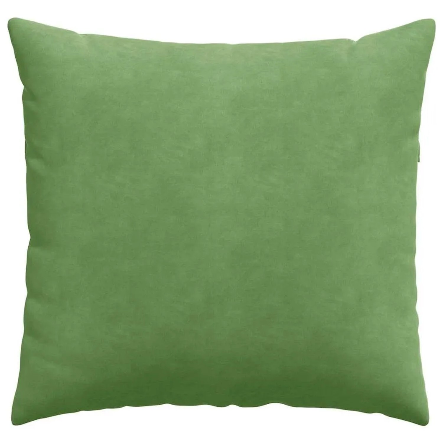 Hellgrünes Sofakissen aus Cordstoff, 45x45 cm. Weiches, quadratisches Kissen für Wohnzimmer und Schlafzimmer.