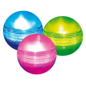 Heissner Solar-Schwimmkugeln Magic Ball, 3er-Set Teichbeleuchtung in Blau, Gelb und Pink.