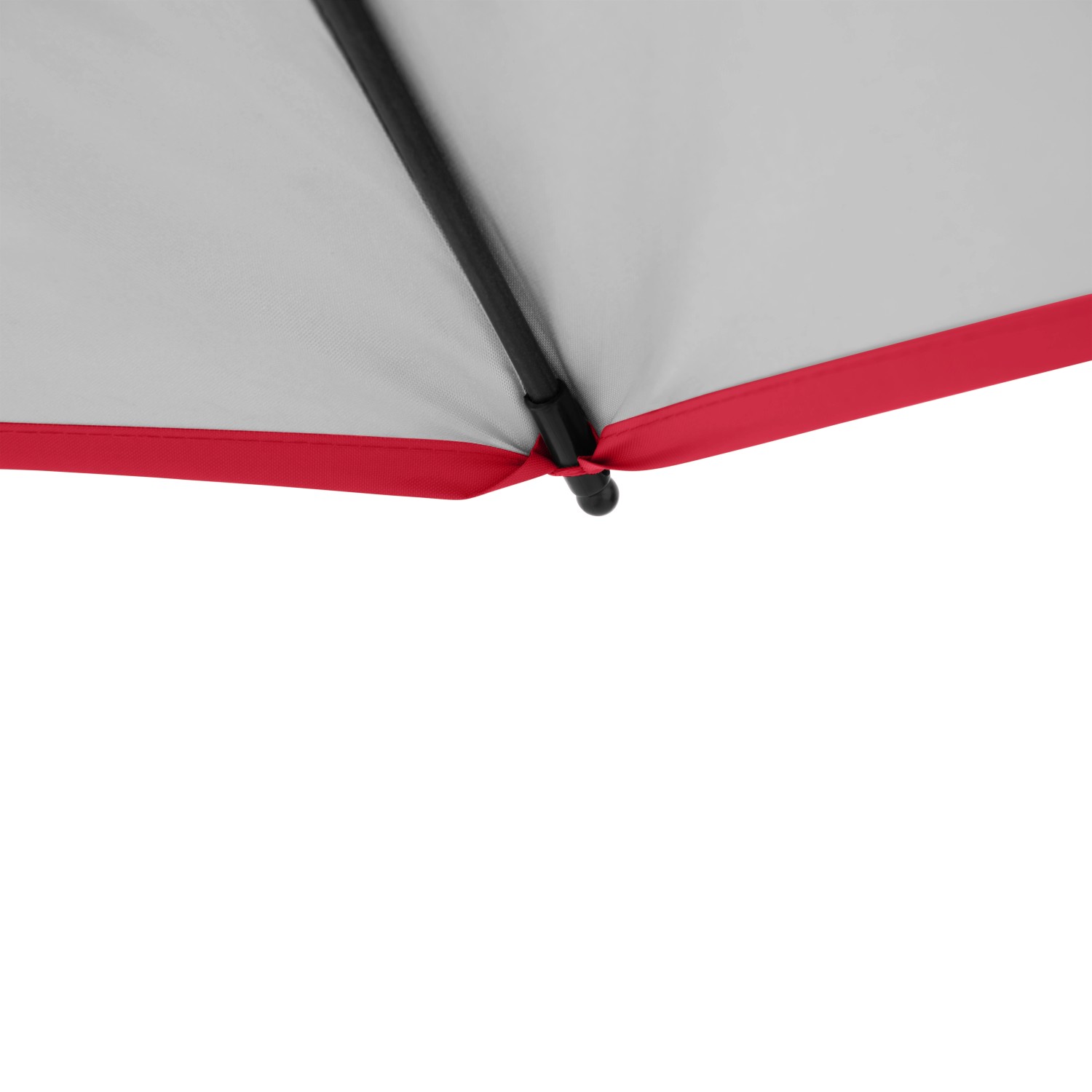 Detailaufnahme: Innenseite Doppler Strandschirm Windprofi Neo 200, rot umrandet.