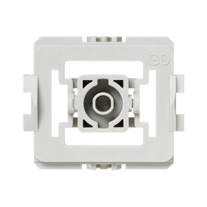 Homematic IP Adapter Gira Duroplast, hellgrau, quadratisch, für Funk-Aktoren, 20er Pack Hausautomation.
