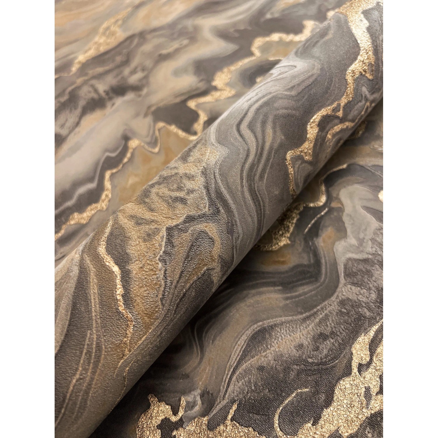 Newroom Vinyltapete Abrus Taupe Marmor Modern FSC®