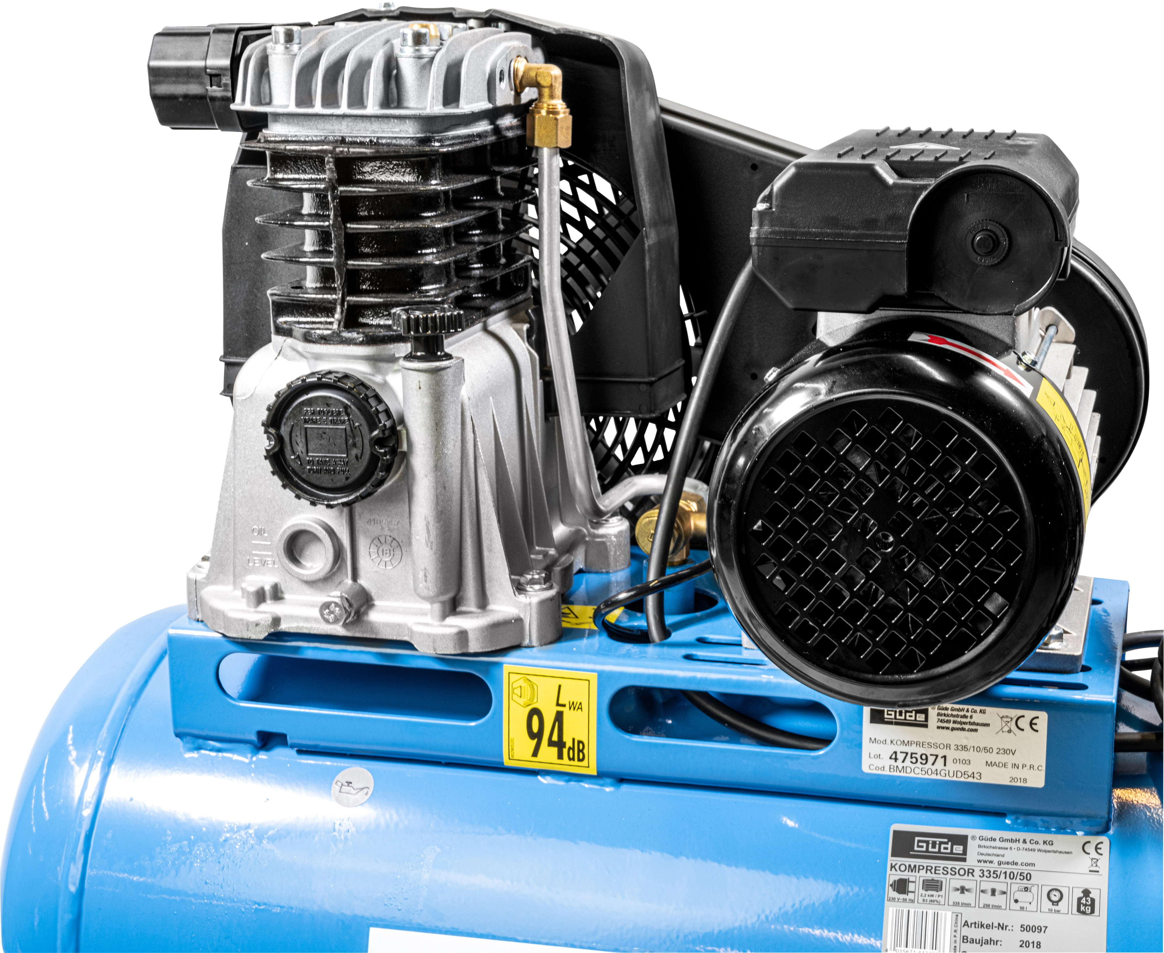 Güde Kompressor-Set 301/10/50 Motorleistung 1,8 kW 12-teilig kaufen bei OBI