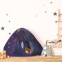 Relaxdays Spielzelt Polyester Stahl Bunt Pop Up mit Tunnel 90 cm x 170 cm x 100 cm 0,9 kg_2