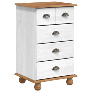 vidaXL Schubladenkommode mit Schubladen ASKIM Weiß 45,8 x 40 x 79 cm 4105417
