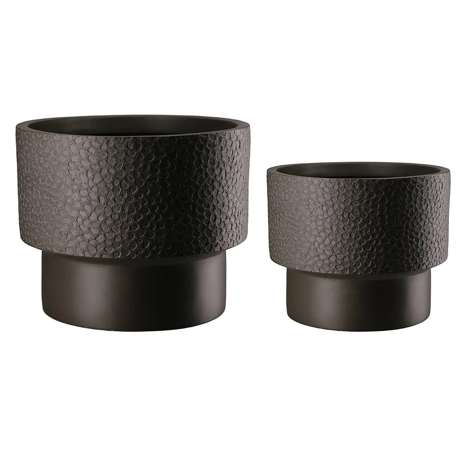 Gilde Pflanzgefäß Pardo Braun 24 cm x Ø 30 cm