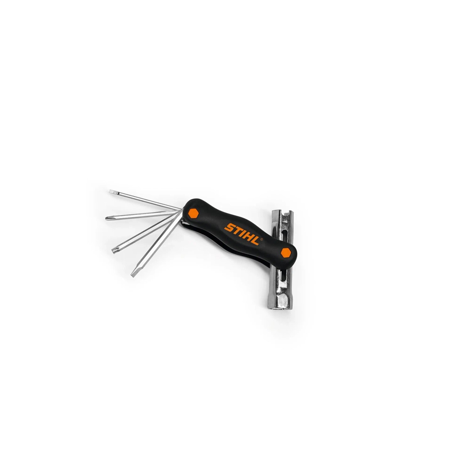 Stihl Multifunktionswerkzeug mit Schlüsselweite 19 - 16 Orange-Grau