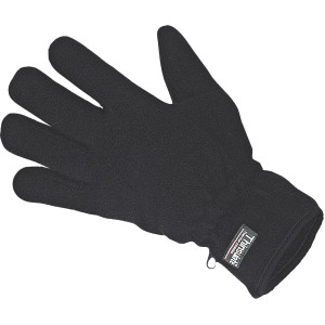 Schwarzer Terratrend Fleecehandschuh Größe L, ein Arbeitshandschuh.