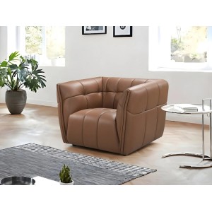 Vente-unique Sessel Mit Gerader Rückenlehne Dugori Camel 106.5 cm