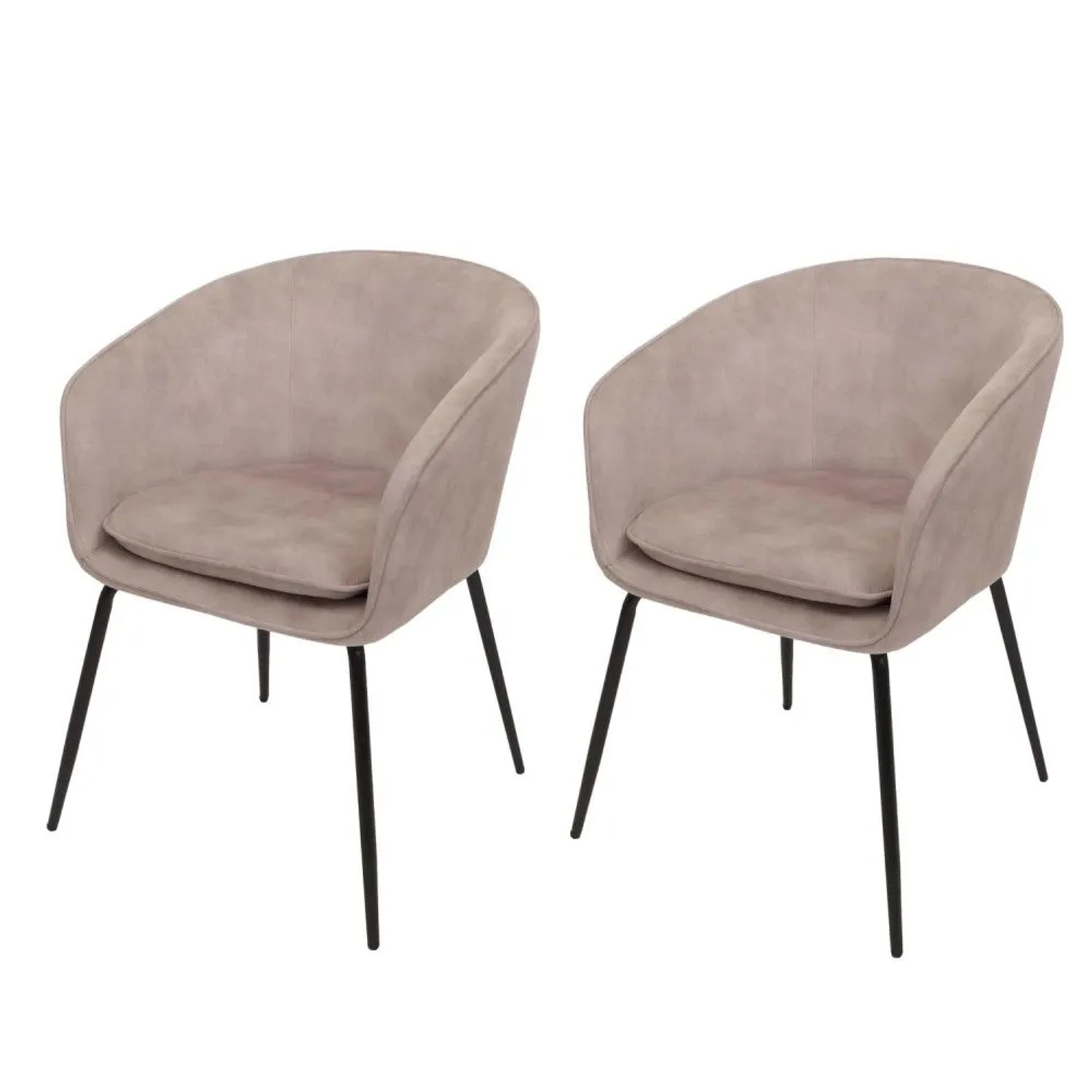 MCW Esszimmerstuhl O28 2er-Set Taupe