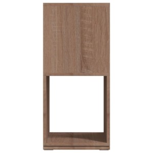 VidaXL Drehregal Sonoma-Eiche, 147,5cm hoch. Wandregal aus Holzwerkstoff mit 4 Fächern.
