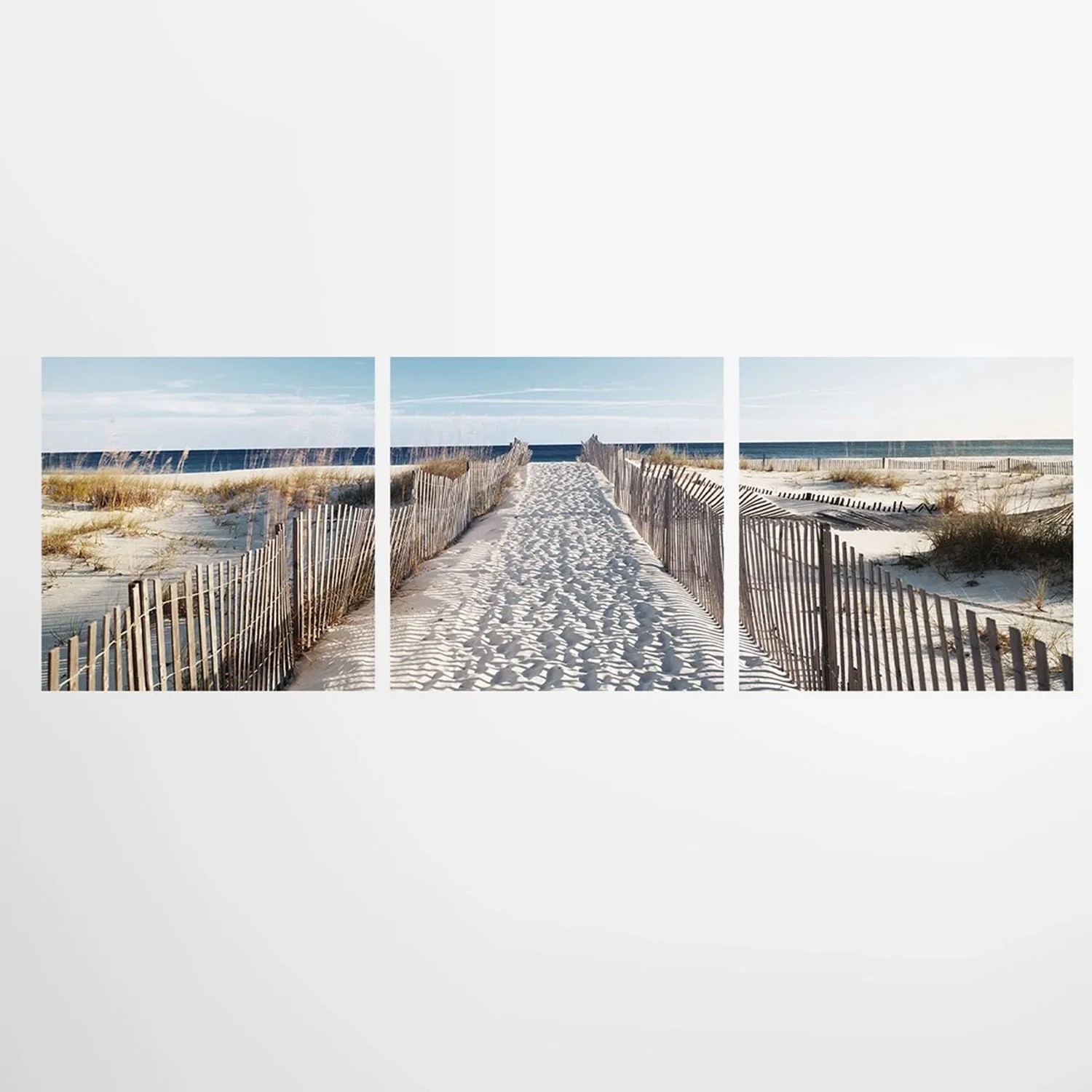 Art Universe Glasbilder Der Weg zum Strand 60 x 180 cm
